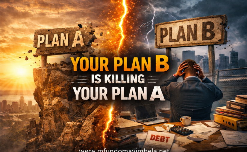 Your Plan B Is Killing Your Plan A